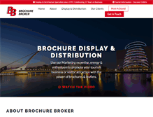Tablet Screenshot of brochurebroker.ie